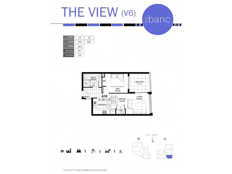 807/192-194 Stacey St, Bankstown NSW 2200 Floorplan