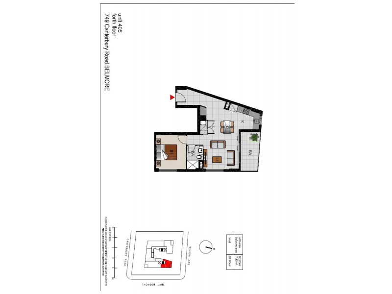 405/749 Canterbury Road, Belmore NSW 2192 Floorplan