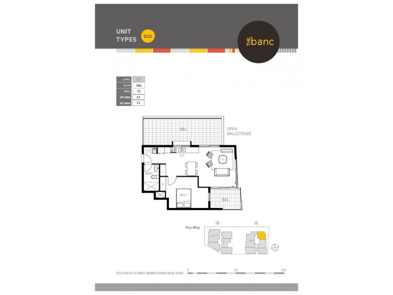 702/192-194 Stacey St, Bankstown NSW 2200 Floorplan