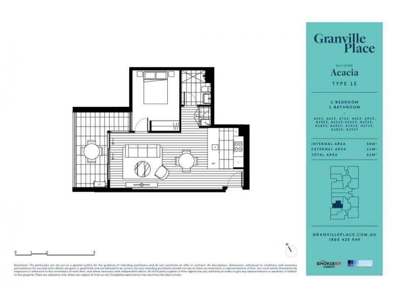 A513/38 Cowper St, Granville NSW 2142 Floorplan