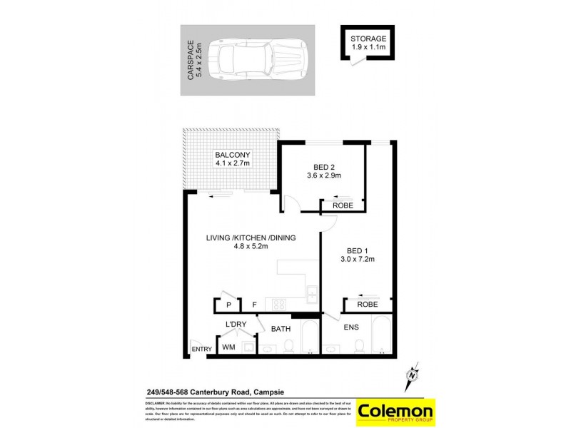 249/548-568 Canterbury Road, Campsie NSW 2194 Floorplan