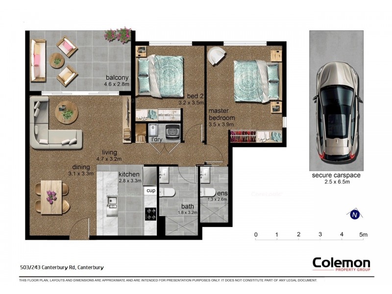 503/243 Canterbury Road, Canterbury NSW 2193 Floorplan