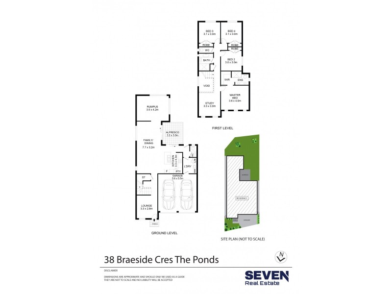 38 Braeside Crescent, The Ponds NSW 2769 Floorplan
