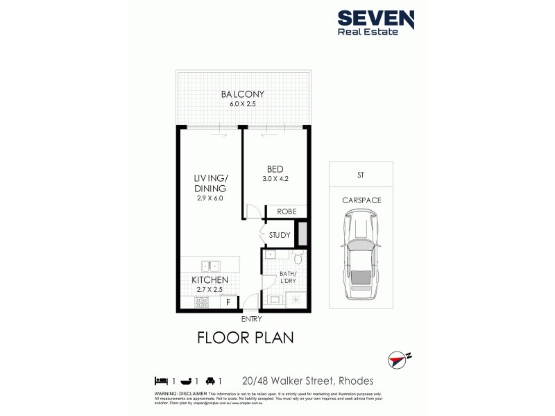 20/48-50 Walker Street, Rhodes NSW 2138 Floorplan