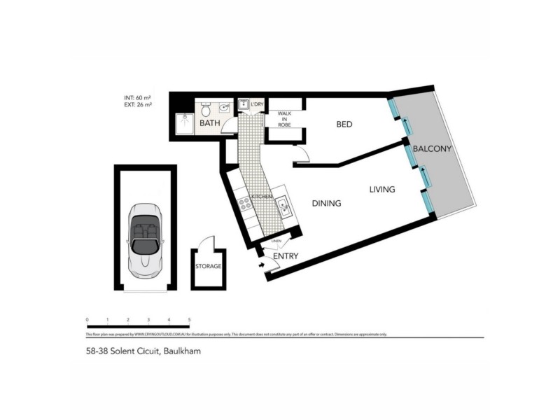 58/38 Solent Circuit, Baulkham Hills NSW 2153 Floorplan