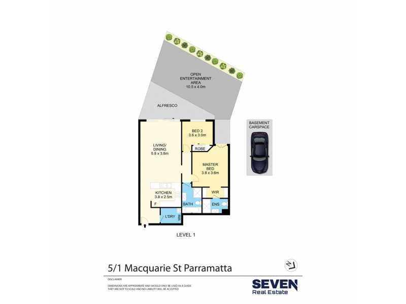 5/1 Macquarie Street, Parramatta NSW 2150 Floorplan