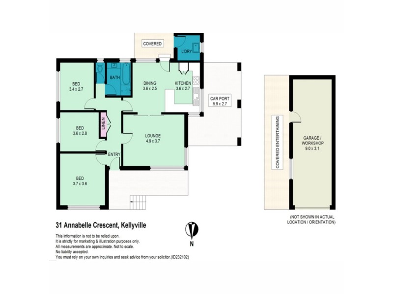 31 Annabelle Crescent, Kellyville NSW 2155 Floorplan