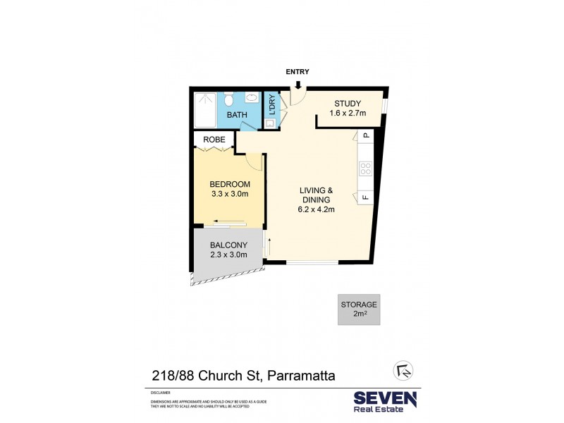 218/88 Church Street, Parramatta NSW 2150 Floorplan