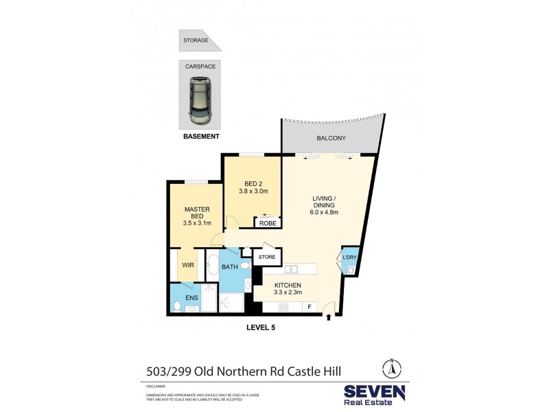 503/299 Old Northern Road, Castle Hill NSW 2154 Floorplan