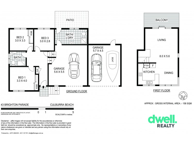 43 Brighton Parade, Culburra Beach NSW 2540 Floorplan