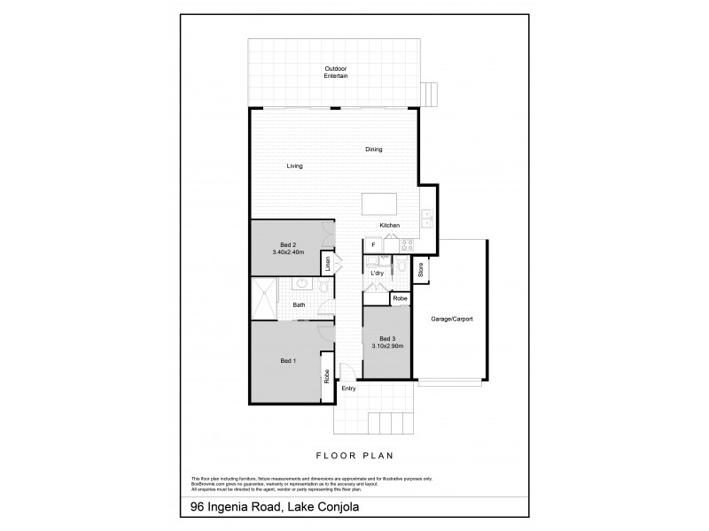 96/1 Norman Street, Lake Conjola NSW 2539 Floorplan