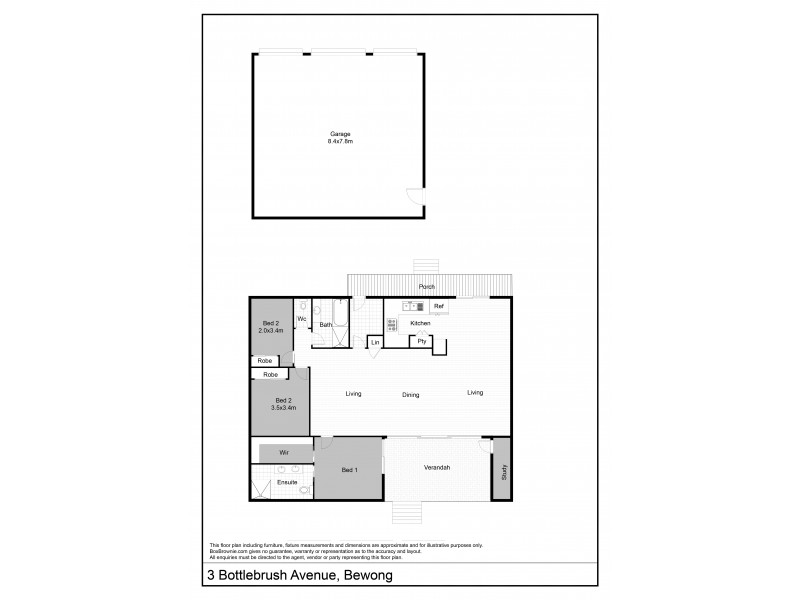 3 Bottle Brush Avenue, Bewong NSW 2540 Floorplan