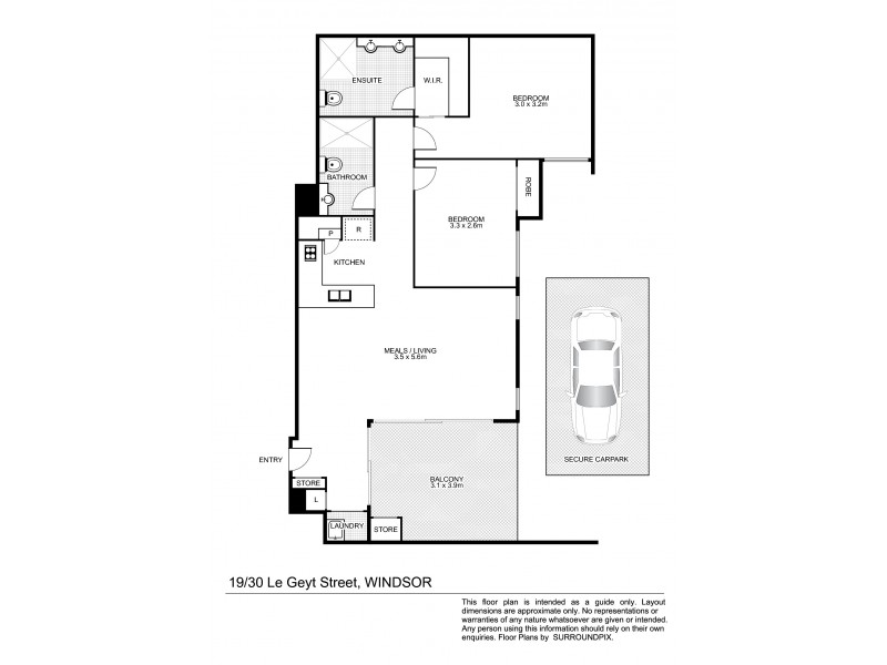 19/30 Le Geyt Street, Windsor QLD 4030 Floorplan