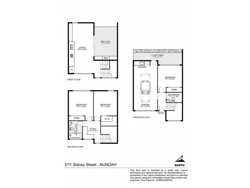 3/11 Sidney Street, Nundah QLD 4012 Floorplan