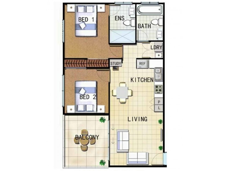4/16 Lyon St, Moorooka QLD 4105 Floorplan