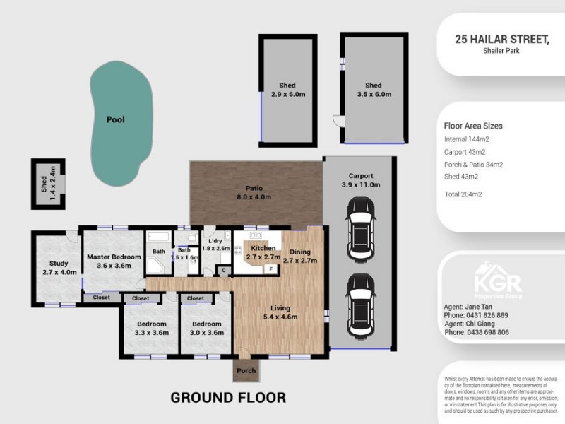 25 Hailar St, Shailer Park QLD 4128 Floorplan