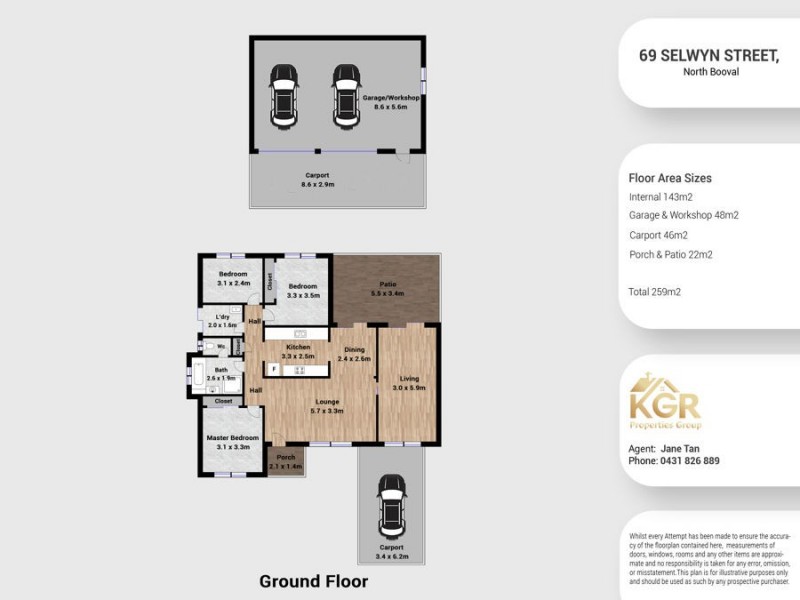 69 Selwyn St, North Booval QLD 4304 Floorplan