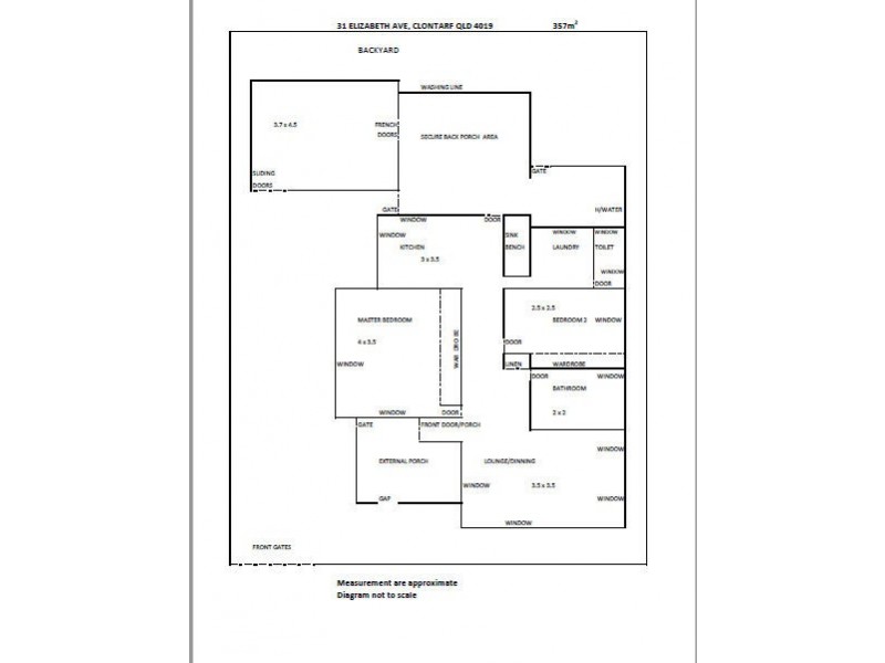 31 Elizabeth Avenue, Clontarf QLD 4019 Floorplan