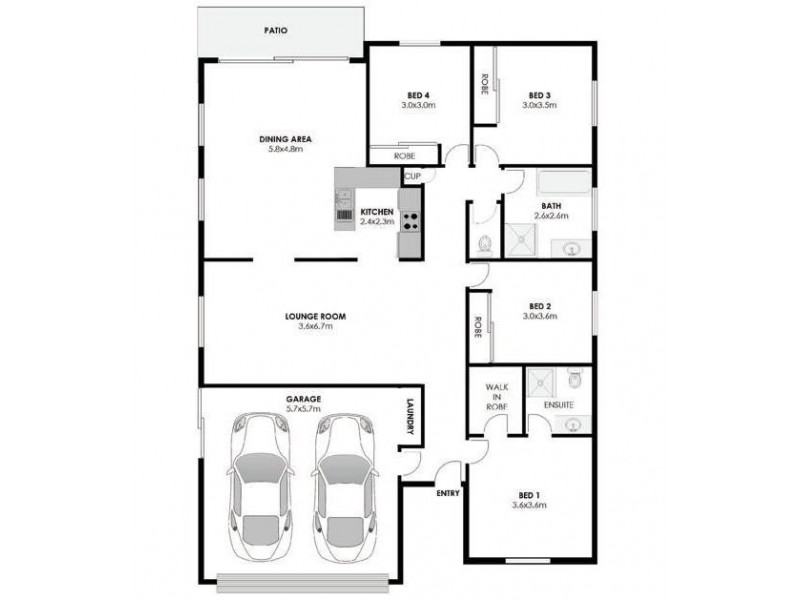 4 Supply Court, Brassall QLD 4305 Floorplan