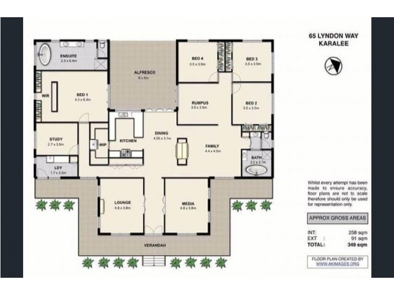 65 Lyndon Way, Karalee QLD 4306 Floorplan