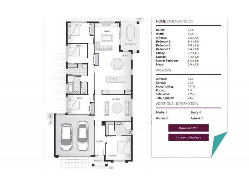 3 Crystalwood Court, Fernvale QLD 4306 Floorplan
