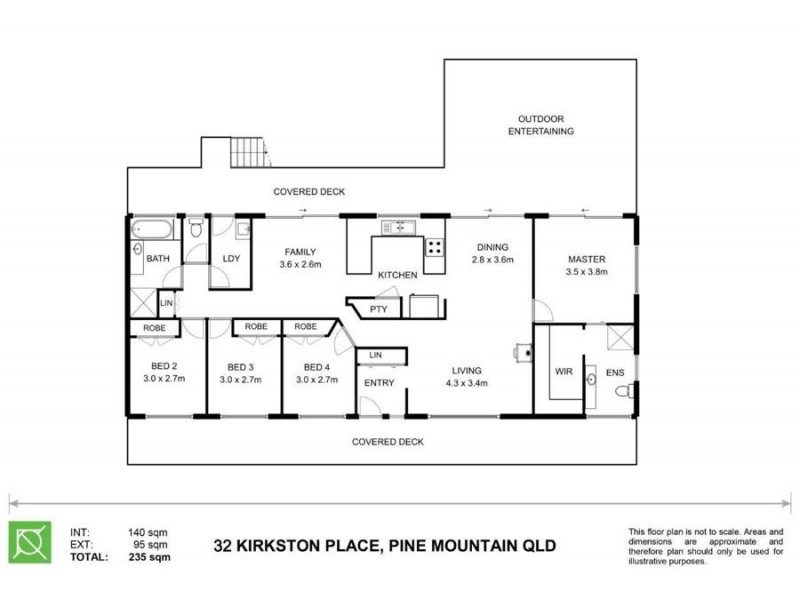 32 Kirkston Place, Pine Mountain QLD 4306 Floorplan