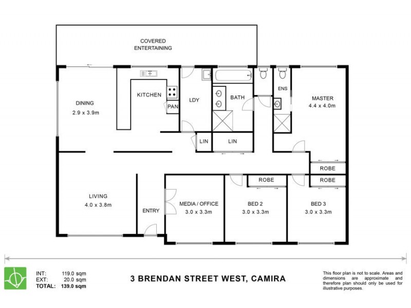 3 Brendan Street West, Camira QLD 4300 Floorplan