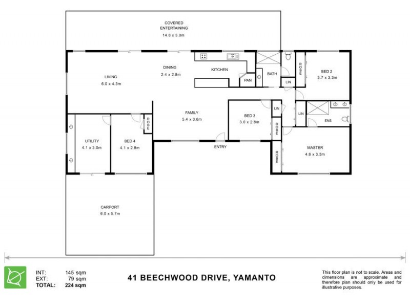 41 Beechwood Drive, Yamanto QLD 4305 Floorplan