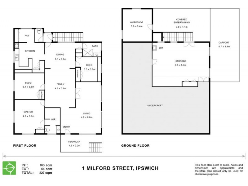1 Milford Street, Ipswich QLD 4305 Floorplan