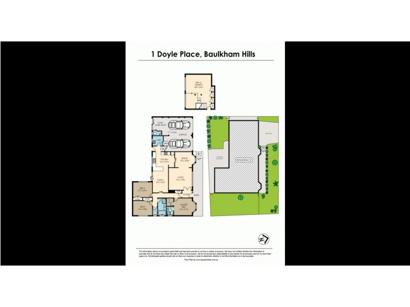1 Doyle Place, Baulkham Hills NSW 2153 Floorplan