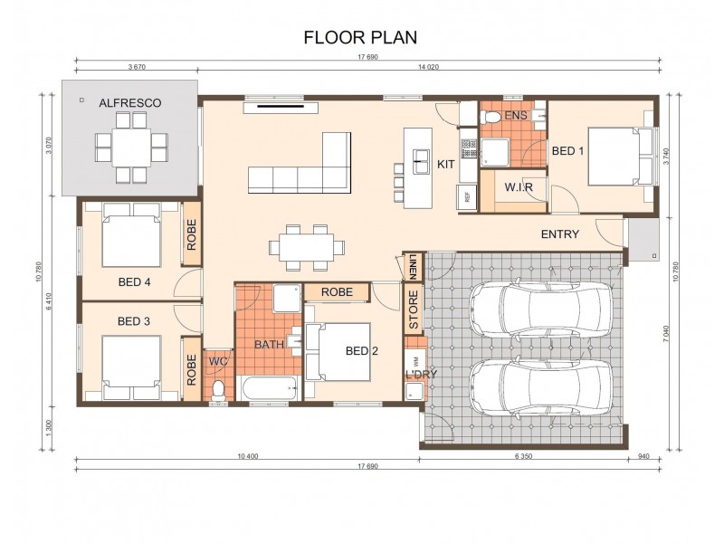 Lot 1/30 Clarks Road, Loganholme QLD 4129 Floorplan