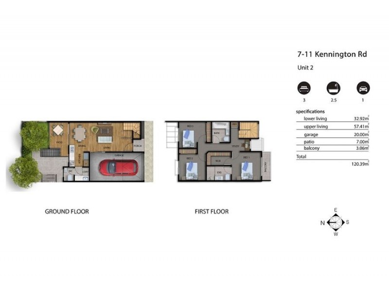2 / 7-11 Kennington Road, Camp Hill QLD 4152 Floorplan
