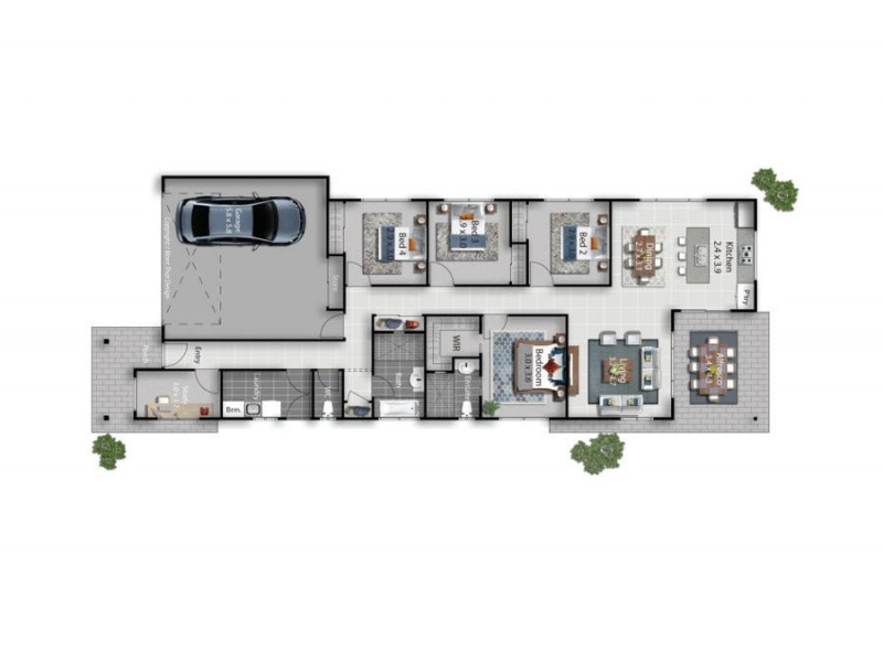Lot 107 Elijah Cres, The Cove, Redbank QLD 4301 Floorplan