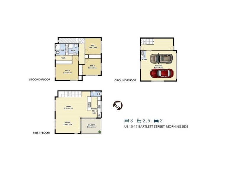 8 / 15-17 Bartlett Street, Morningside QLD 4170 Floorplan