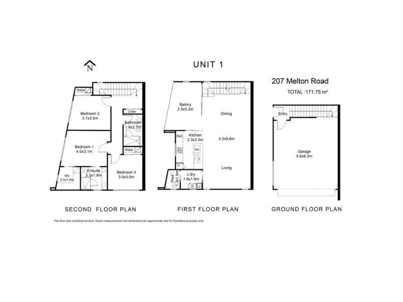 1 / 207 Melton Road, Nundah QLD 4012 Floorplan