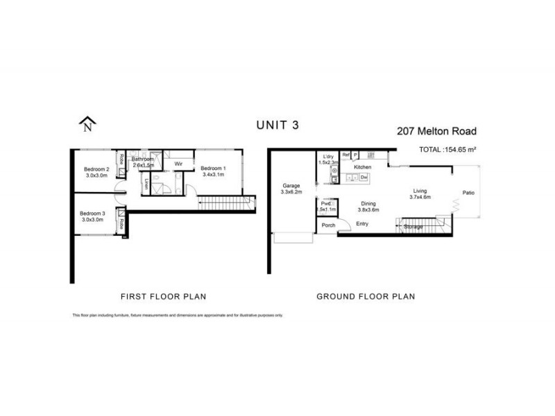 3 / 207 Melton Road, Nundah QLD 4012 Floorplan