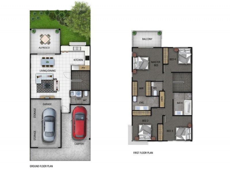 46/38 Creekside Terrace, Albany Creek QLD 4035 Floorplan