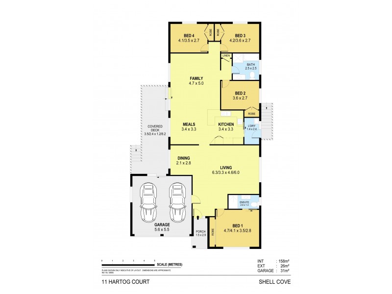11 Hartog Court, Shell Cove NSW 2529 Floorplan