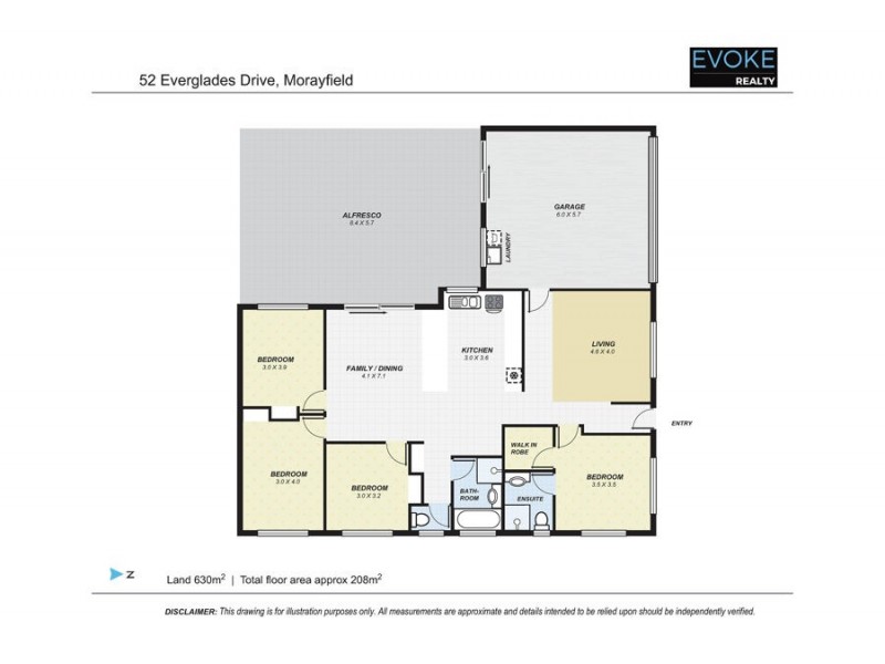 52 Everglades Drive, Morayfield QLD 4506 Floorplan