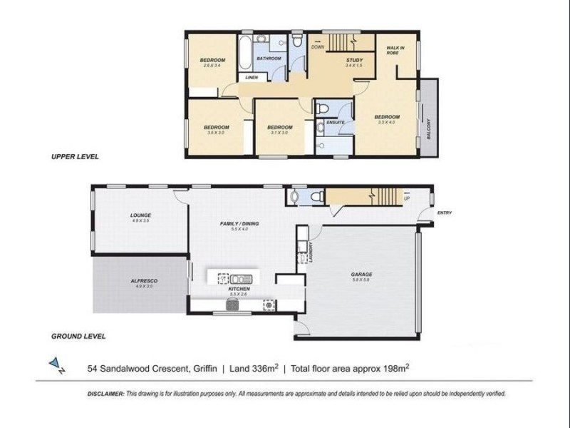 54 Sandalwood Crescent, Griffin QLD 4503 Floorplan