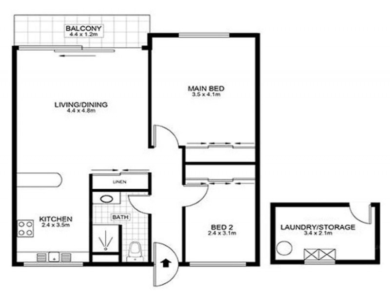 3/17 East Street, Lutwyche QLD 4030 Floorplan