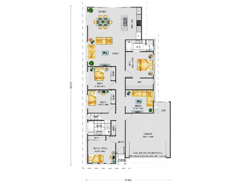 11 Mason Street, Yarrabilba QLD 4207 Floorplan