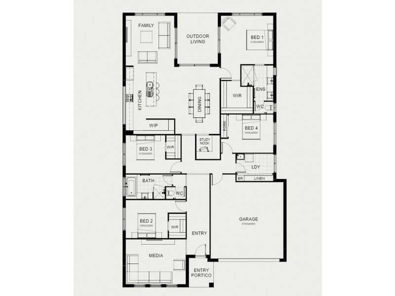 31 Olive Avenue, Greenbank QLD 4124 Floorplan