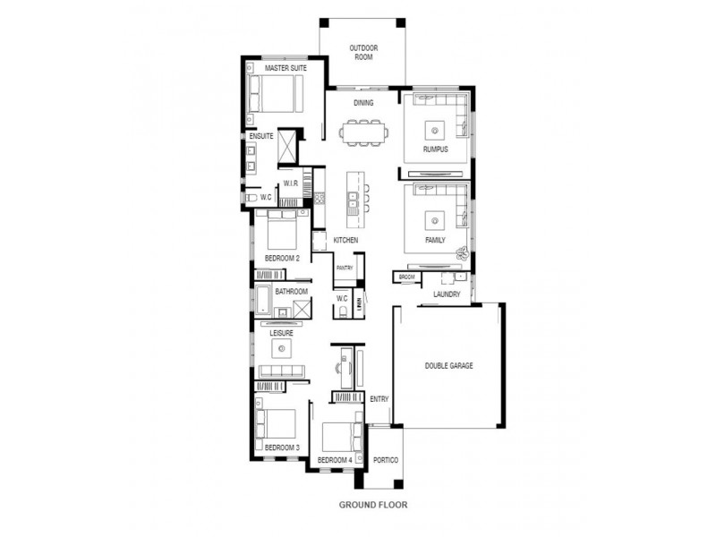1 OLIVE AVENUE, Greenbank QLD 4124 Floorplan
