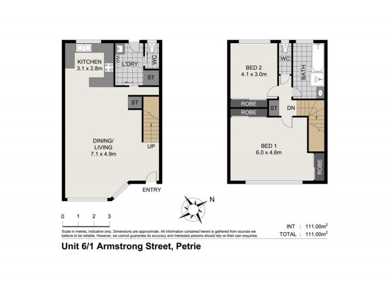 6/1 Armstrong Street, Petrie QLD 4502 Floorplan