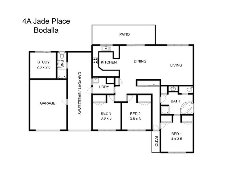 4a Jade Place, Bodalla NSW 2545 Floorplan