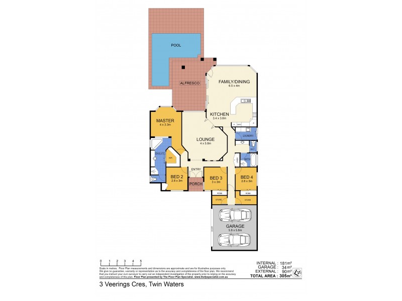 91 Noosa Dr, Noosa Heads QLD 4567 Floorplan