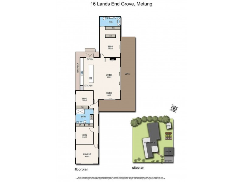 16 Lands End Gr, Metung VIC 3904 Floorplan