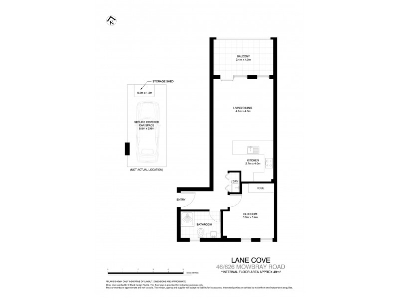 46/626-632 Mowbray Road, Lane Cove NSW 2066 Floorplan