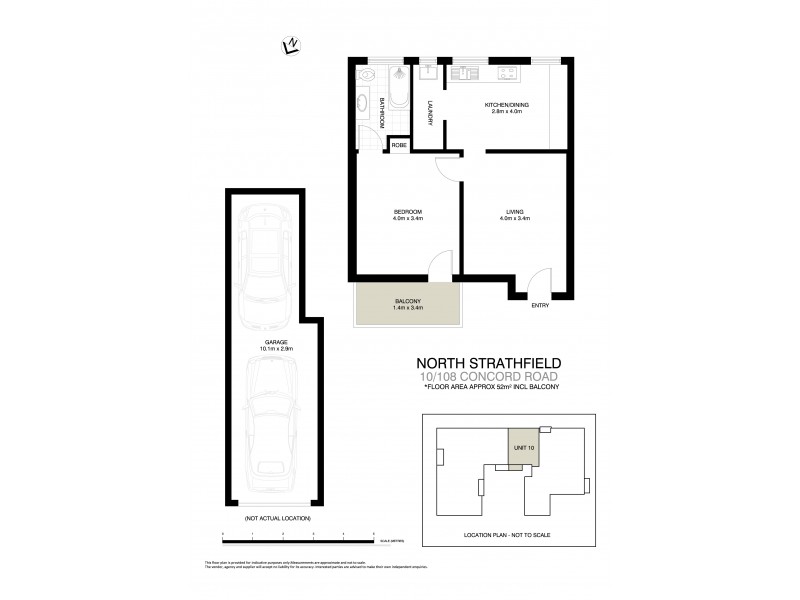 10/108 Concord Road, North Strathfield NSW 2137 Floorplan